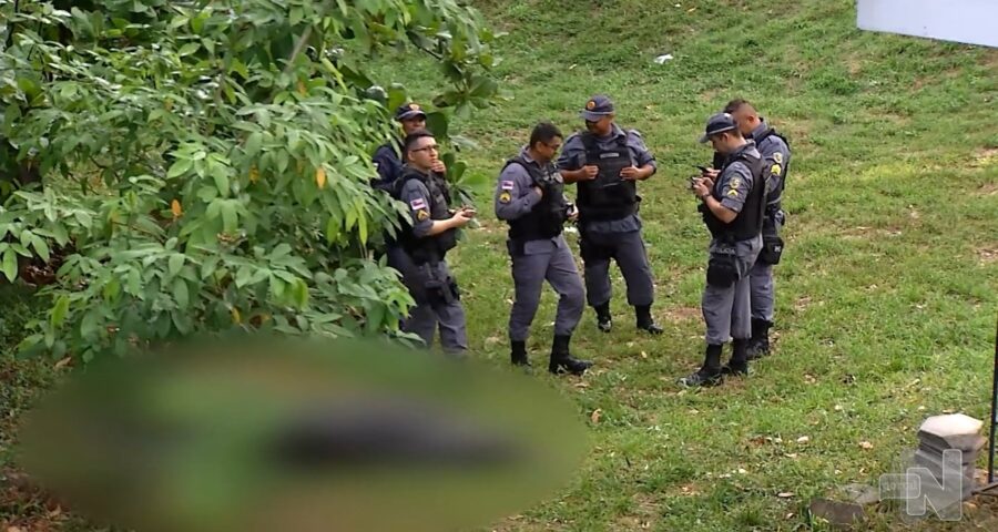 Corpo acorrentado de homem é encontrado na Zona Centro-Sul de Manaus – Foto: Reprodução/TV Norte Amazonas