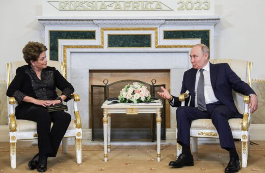 Dilma e Putin durante encontro de líderes na Rússia - Foto: Vladimir Smirnov/Associated Press/Estadão Conteúdo