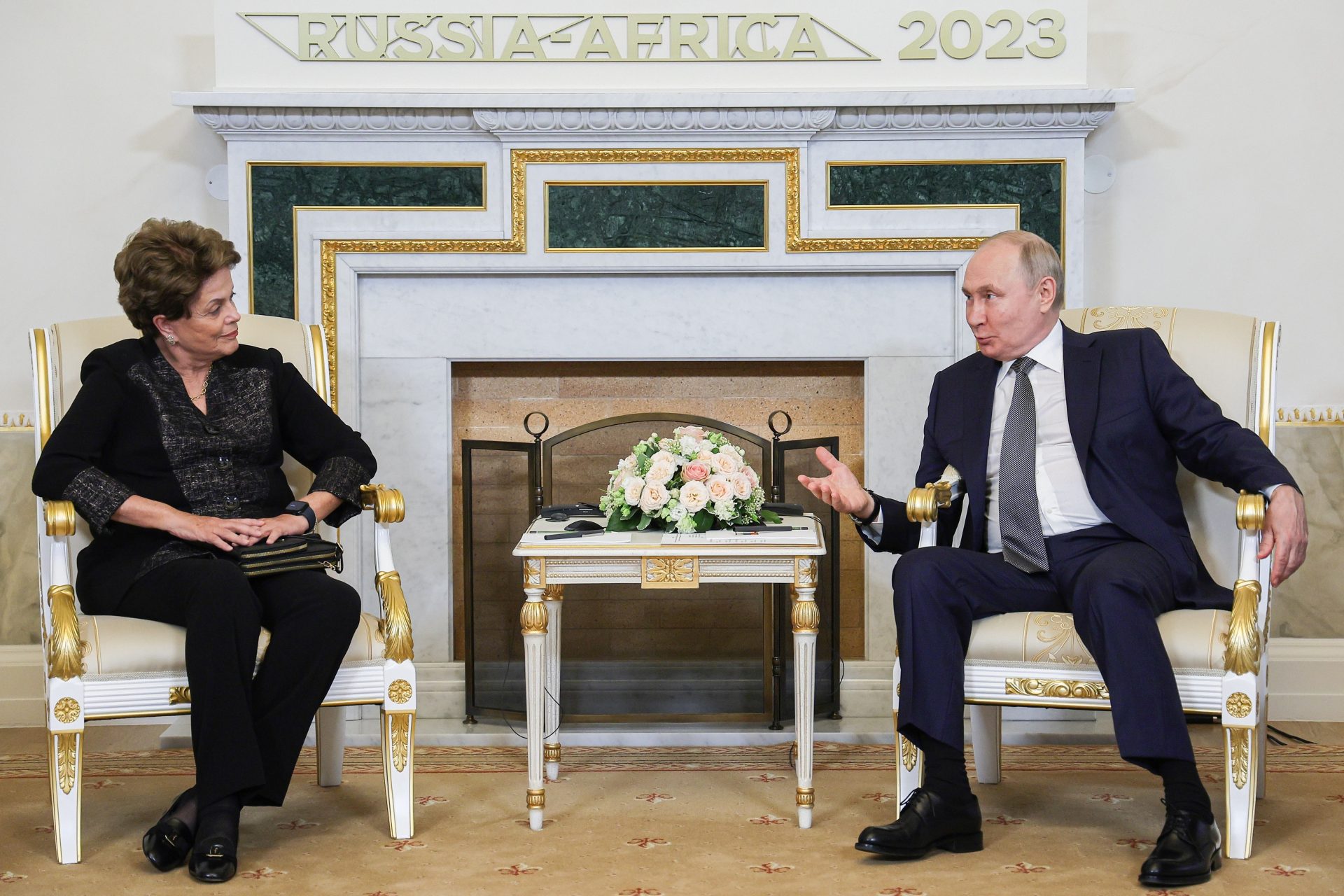 Dilma e Putin durante encontro de líderes na Rússia - Foto: Vladimir Smirnov/Associated Press/Estadão Conteúdo
