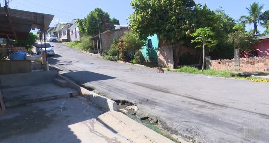 Ex-policial militar é morto a tiros em frente de casa em Manaus - Foto: Reprodução/TV Norte Amazonas