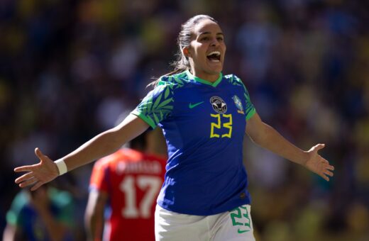 Gabi Nunes abriu o placar da goleada, aos cinco minutos - Foto: Thais Magalhães/CBF/divulgação