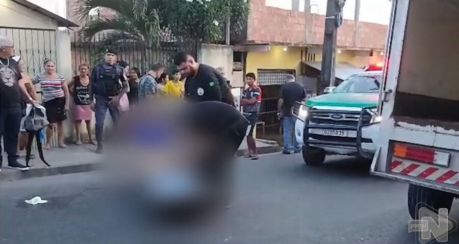 Homem é morre ao ser baleado três vezes no bairro Cidade de Deus, na Zona Norte de Manaus – Foto: Reprodução/TV Norte Amazonas