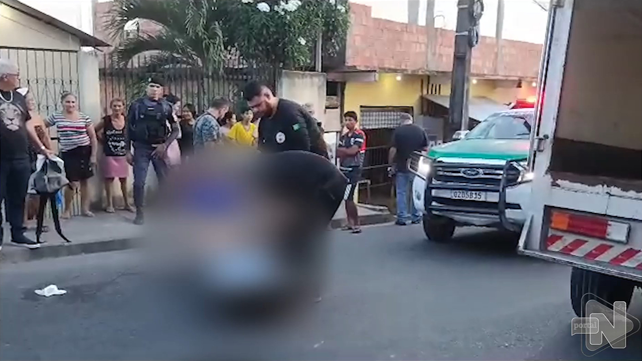 Homem é morre ao ser baleado três vezes no bairro Cidade de Deus, na Zona Norte de Manaus – Foto: Reprodução/TV Norte Amazonas