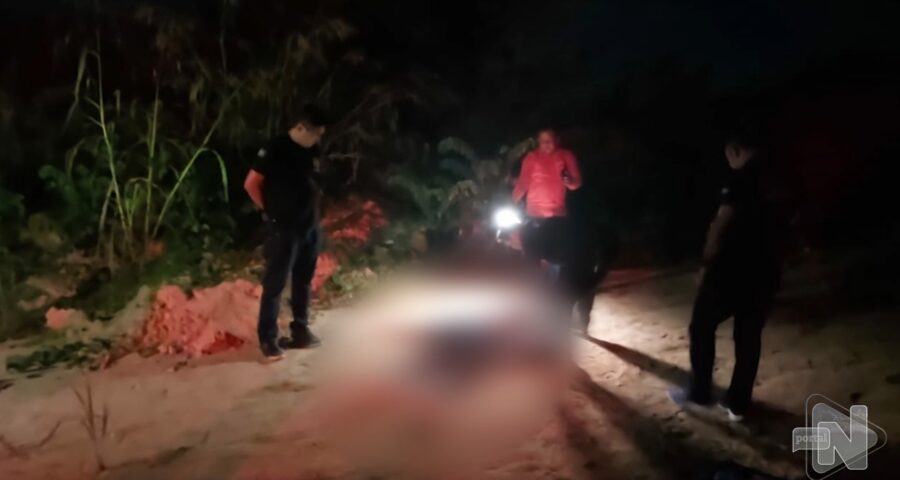 Homem é sequestrado e morto a tiros em ramal na Zona Leste de Manaus - Foto: Reprodução/TV Norte Amazonas