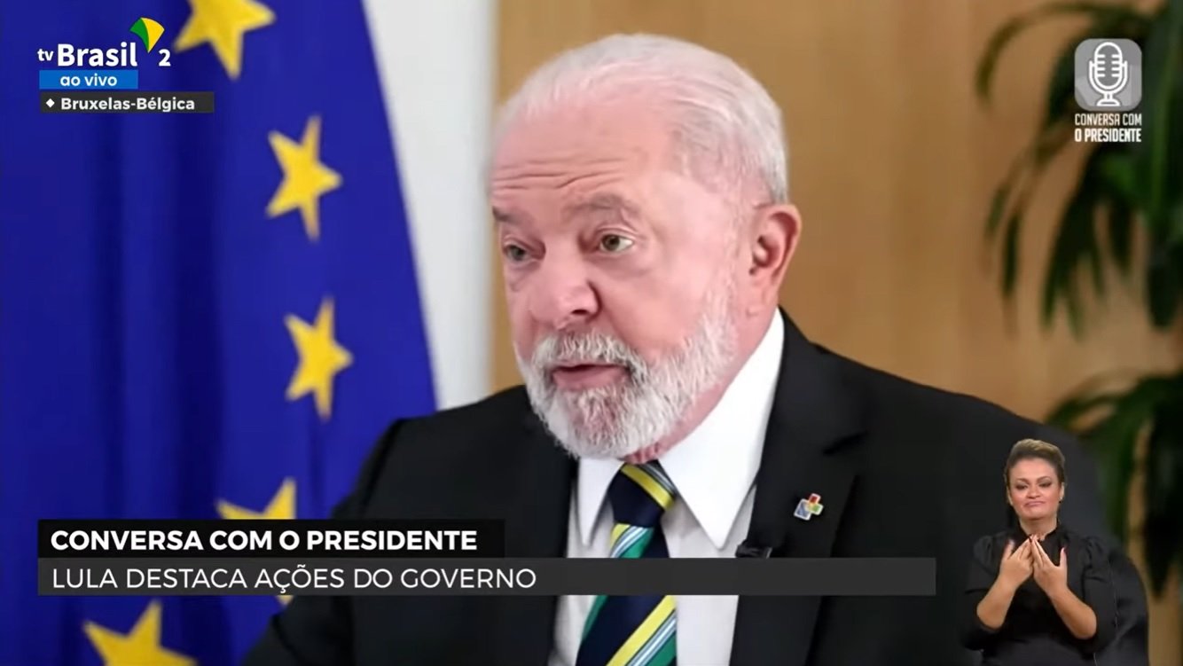Lula em live 'Conversa com o presidente' - Foto: Reprodução/YouTube Gov.br