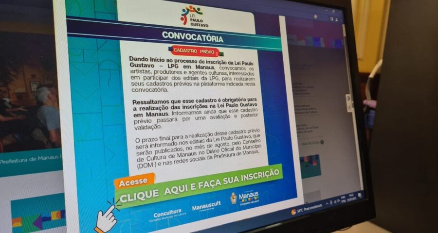 Cadastro é obrigatório - Foto: Reprodução/Prefeitura de Manaus