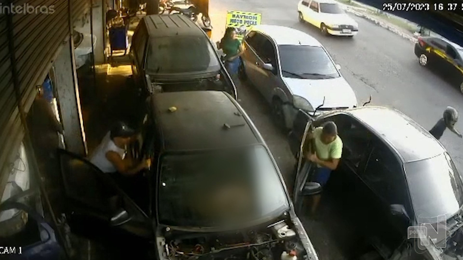Mecânico é baleado enquanto realizava atendimento em oficina de Manaus - Foto: Reprodução/TV Norte Amazonas