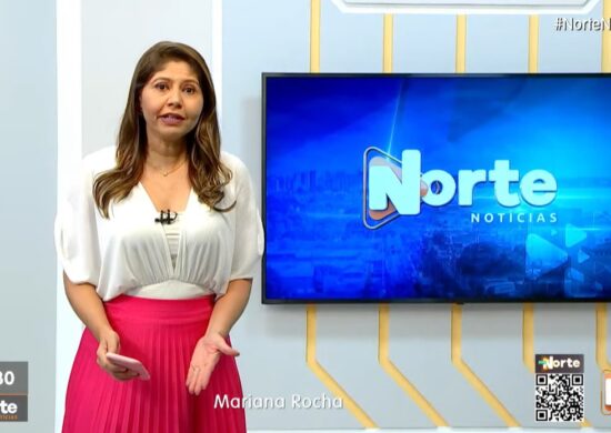 O Norte Notícias é apresentado por Mariana Rocha – Foto: Reprodução/TV Norte Amazonas