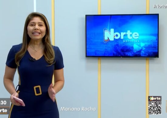 O Norte Notícias é apresentado por Mariana Rocha – Foto: Reprodução/TV Norte Amazonas