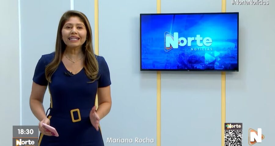 O Norte Notícias é apresentado por Mariana Rocha – Foto: Reprodução/TV Norte Amazonas