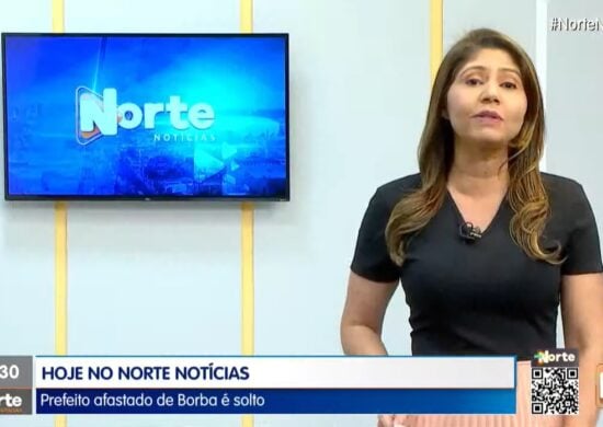 O Norte Notícias é apresentado por Mariana Rocha – Foto: Reprodução/TV Norte Amazonas