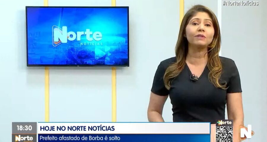 O Norte Notícias é apresentado por Mariana Rocha – Foto: Reprodução/TV Norte Amazonas