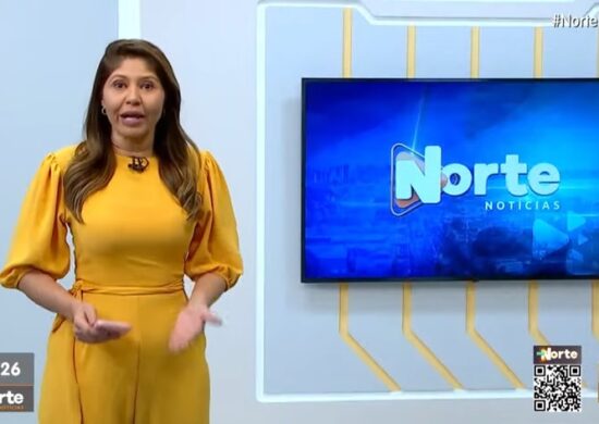 O Norte Notícias é apresentado por Mariana Rocha – Foto: Reprodução/TV Norte Amazonas