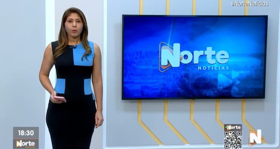 O Norte Notícias é apresentado por Mariana Rocha – Foto: Reprodução/TV Norte Amazonas