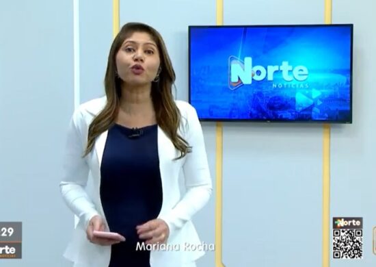 O Norte Notícias é apresentado por Mariana Rocha – Foto: Reprodução/TV Norte Amazonas