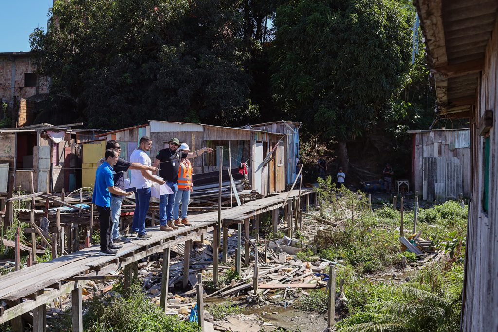 Área do Prosamin+ da comunidade da Sharp registra novas construções irregulares - Foto: Tiago Corrêa/UGPE