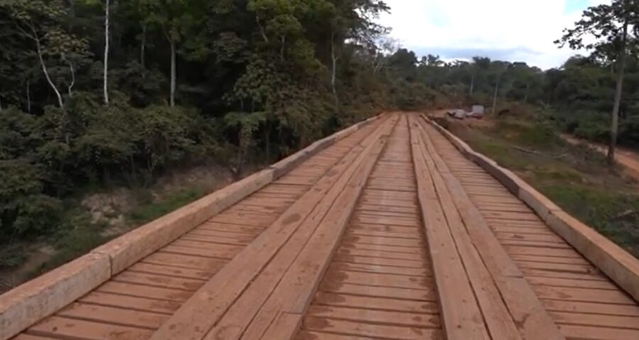 Obras no Acre contam com recursos de mais de R$ 35 milhões, oriundos de emendas parlamentares - Foto: Reprodução/TV Norte Acre