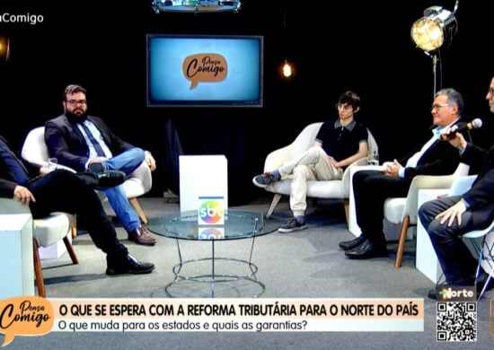 O Pensa Comigo é apresentado pelo jornalista Jorge Atlas – Foto: Reprodução/TV Norte Amazonas