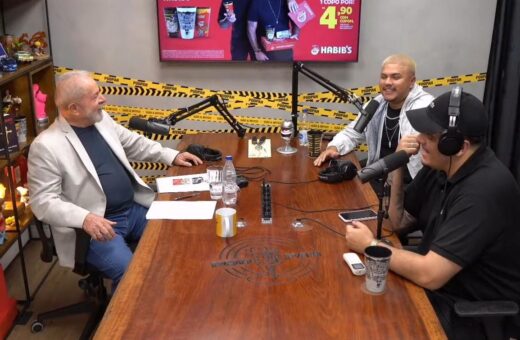 Podcast com atual presidente teve mais de 200 mil telespectadores - Foto: Reprodução/YouTube