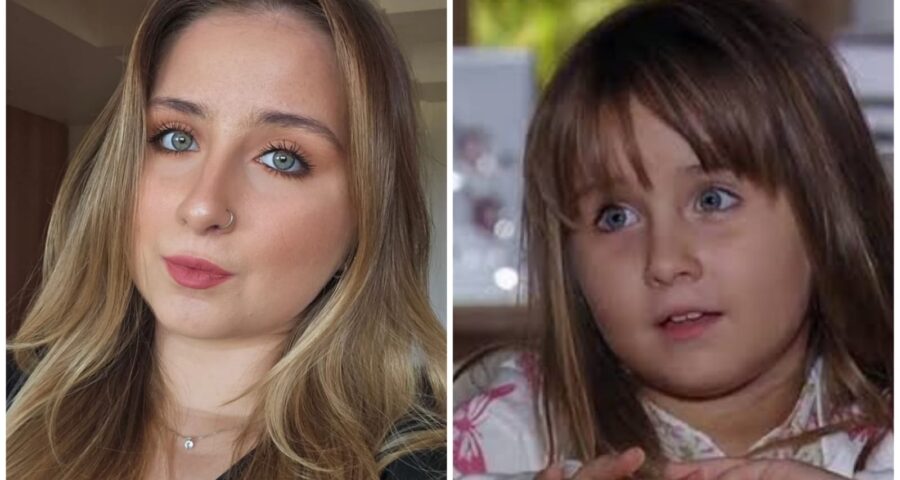 Ex-atriz mirim interpretou filha de Rafael Cardoso em novela em 2011 - Foto: Reprodução/Instagram e Twitter/@morojesuela e @luisfseufitelli