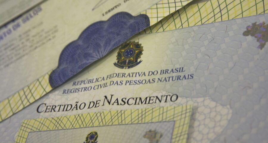 Número de crianças com a certidão de nascimento no Brasil aumenta -Foto: Agência Brasil/Arquivo