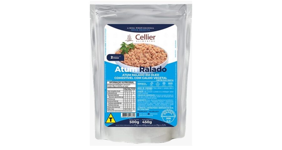 Anvisa proíbe venda de lote de atum ralado da Cellier