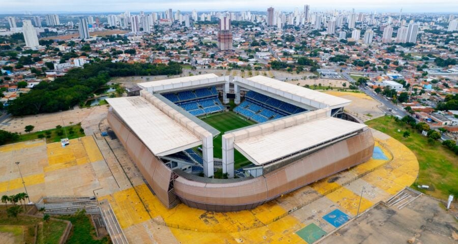 Arena Pantanal será palco do jogo entre Brasil e Venezuela nas eliminatórias da Copa do Mundo - Foto: Reprodução/ X @GovMatoGrosso