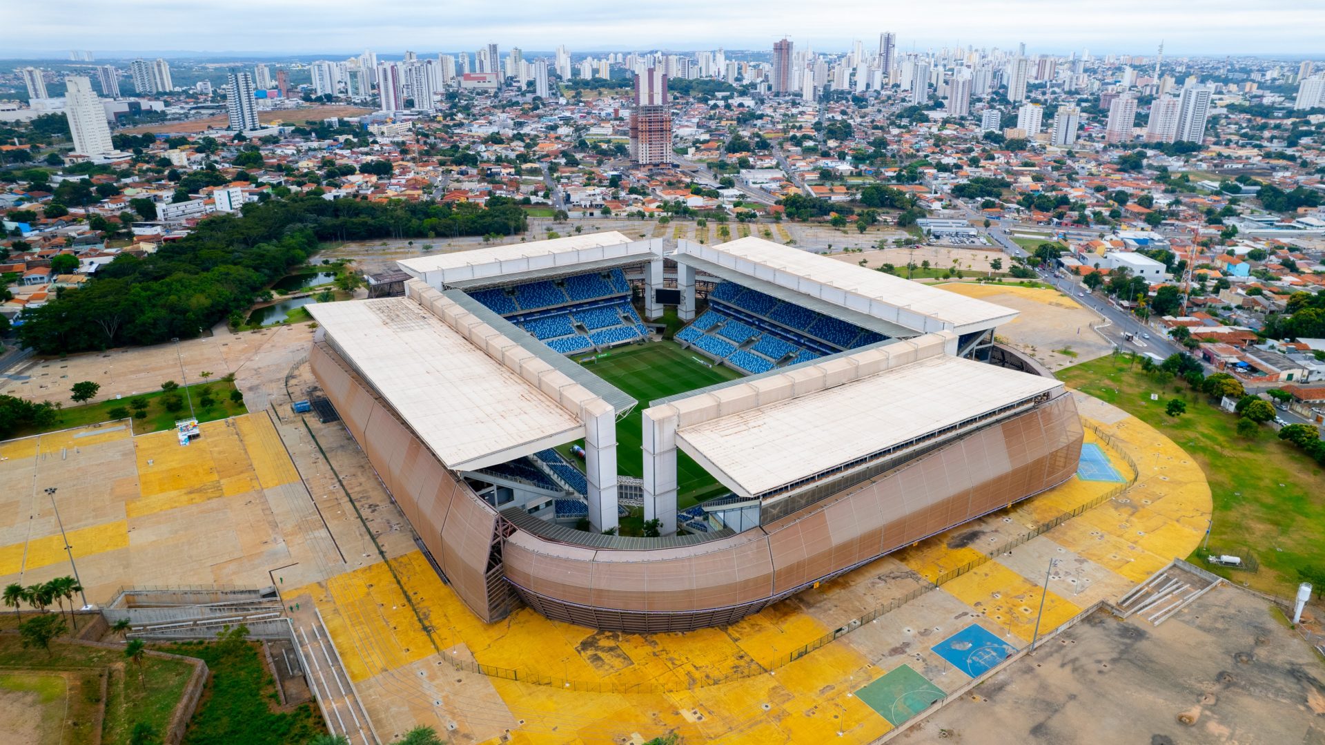 Arena Pantanal será palco do jogo entre Brasil e Venezuela nas eliminatórias da Copa do Mundo - Foto: Reprodução/ X @GovMatoGrosso