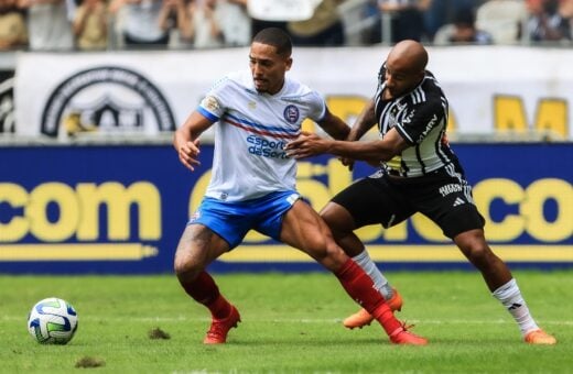 Partida entre Atlético MG e Bahia, válido pelo Campeonato Brasileiro Série A, em Belo Horizonte, MG, neste domingo (13) - Foto: Rodney Costa/Futura Press/Futura Press/Estadão Conteúdo