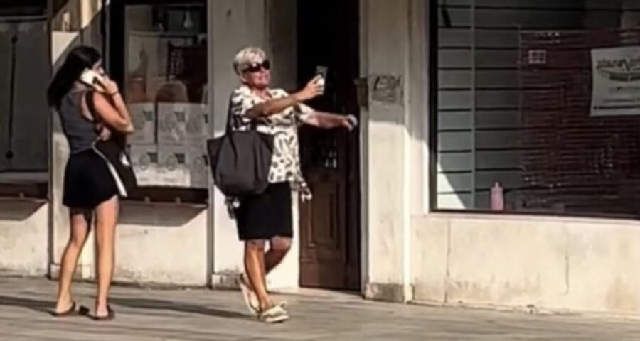 Pickpocket Nem a mais conhecida denunciante dos batedores de carteira está a salvo dos furtos em Veneza, na Itália - Foto: Reprodução/Tik Tok@london_content