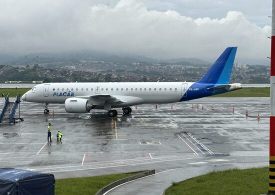 Avião do Palmeiras apresenta problemas técnicos - Foto: Reprodução/ X @emiliobotta