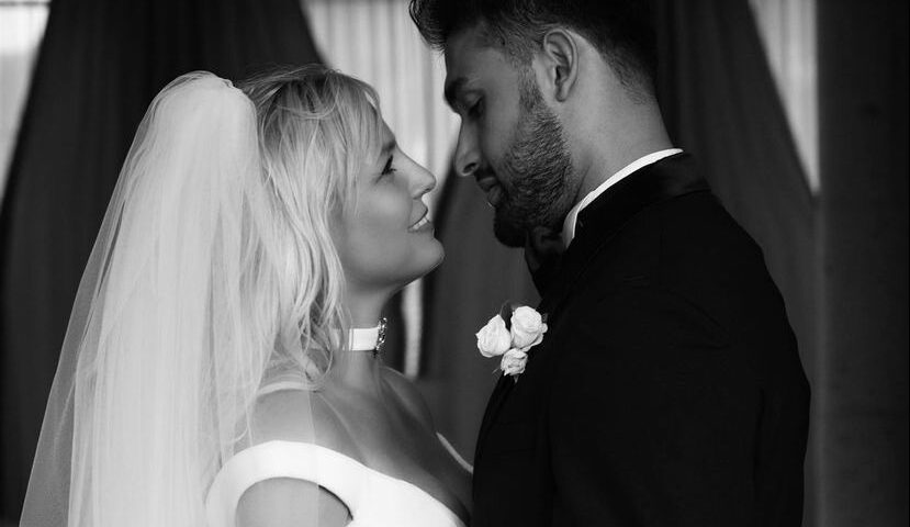 Britney Spears e Sam Asghari casaram em junho de 2022 - Foto: Reprodução/Instagram/@samasghari