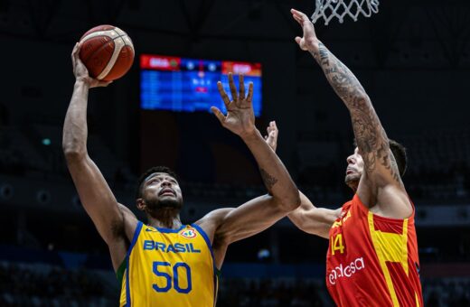 Seleção brasileira de basquete perde para a Espanha na segunda rodada da Copa do Mundo - Foto: Reprodução/ X @basquetebrasil