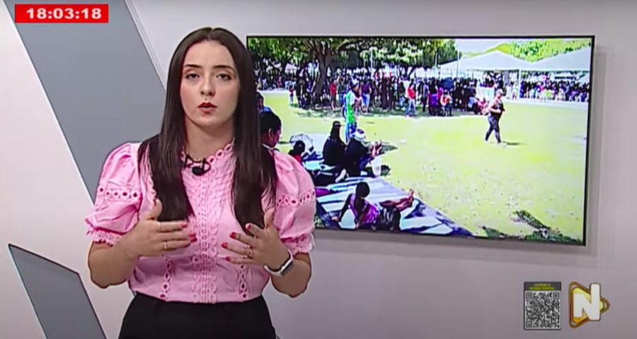 O Roraima Urgente desta quarta-feira, 30, foi apresentado por Isabela Bastos - Foto: Reprodução/Band Roraima