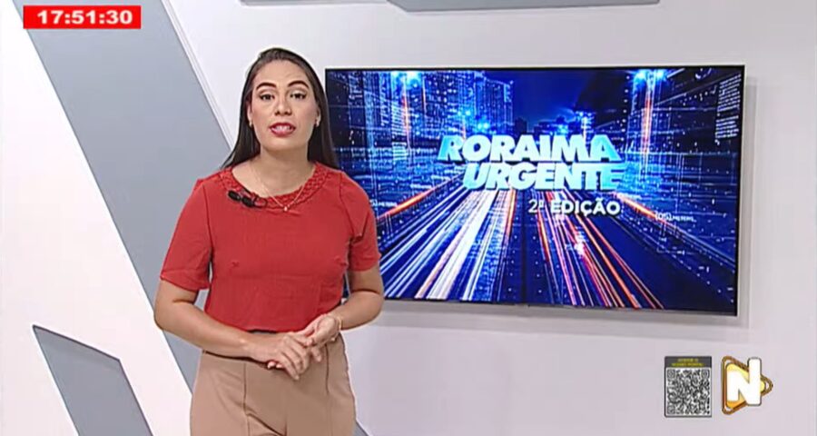 O Roraima Urgente desta quinta-feira, 24, foi apresentado por Isabela Bastos - Foto: Reprodução/Band Roraima