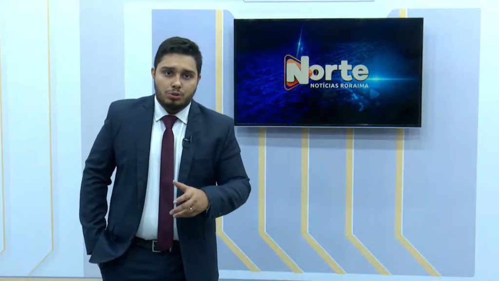 O jornal Norte Notícias é apresentado por Jhonatas Souza – Reprodução/Grupo Norte RR