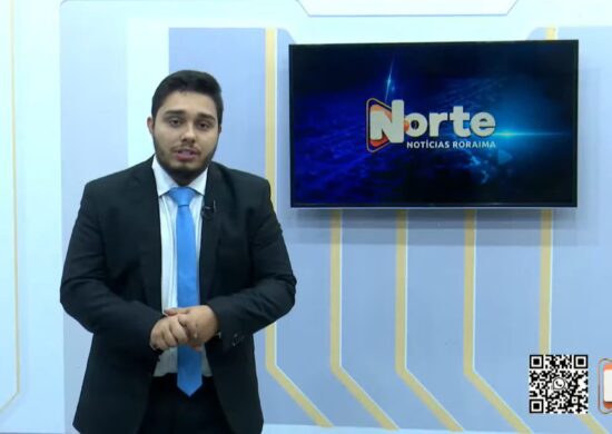 O jornal Norte Notícias é apresentado por Jhonatas Souza – Reprodução/Grupo Norte RR