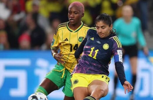 Colômbia venceu a Jamaica e chega pela primeira vez às quartas de finais da Copa do Mundo - Foto: Reprodução/ Twitter @FIFAWWC