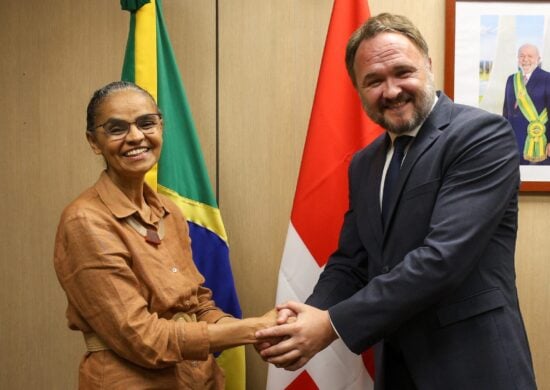 Dan Jørgensen, Ministro da Cooperação para o Desenvolvimento e Política Climática Global da Dinamarca anuncia doações para o Fundo Amazônia - Foto: Felipe Werneck/MMA