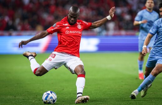 Enner Valencia jogador do Internacional durante partida contra o Bolivar no estádio Beira-Rio pelo campeonato Libertadores - Foto: Maxi Franzoi/Agif - Agência De Fotografia/Agif - Agência De Fotografia/Estadão Conteúdo