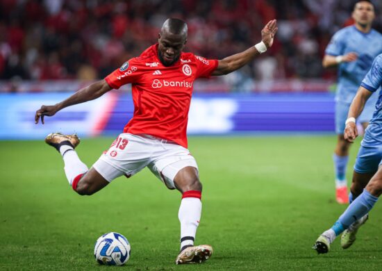 Enner Valencia jogador do Internacional durante partida contra o Bolivar no estádio Beira-Rio pelo campeonato Libertadores - Foto: Maxi Franzoi/Agif - Agência De Fotografia/Agif - Agência De Fotografia/Estadão Conteúdo