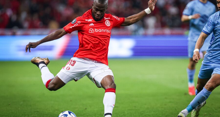 Enner Valencia jogador do Internacional durante partida contra o Bolivar no estádio Beira-Rio pelo campeonato Libertadores - Foto: Maxi Franzoi/Agif - Agência De Fotografia/Agif - Agência De Fotografia/Estadão Conteúdo