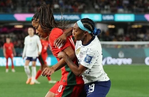 Os Estado Unidos empata com Portugal e garante vaga para as oitavas de final da Copa do Mundo - Foto: Reprodução/ Instagram @fifawomensworldcup