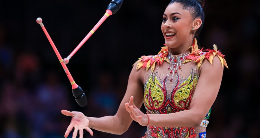 Atleta de Ginástica Rítmica conquista vaga para as Olímpiadas 2024, em Paris - Foto: Reprodução/ CBG