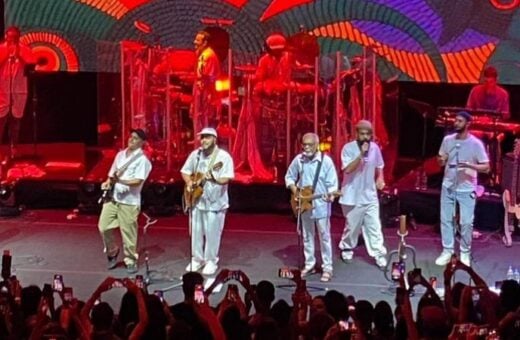 Gilberto Gil cantou com Gilsons no último sábado (26) - Foto: Reprodução/Instagram/@hercules.sb