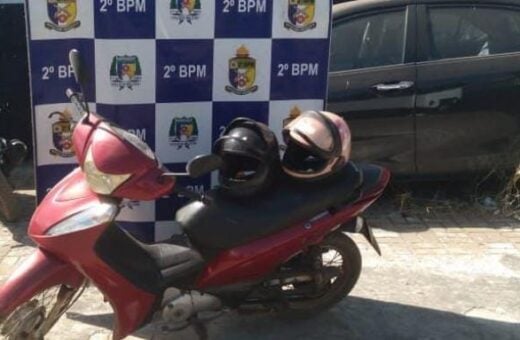 Polícia Militar prendeu homem por porte ilegal de arma e roubo de uma motocicleta