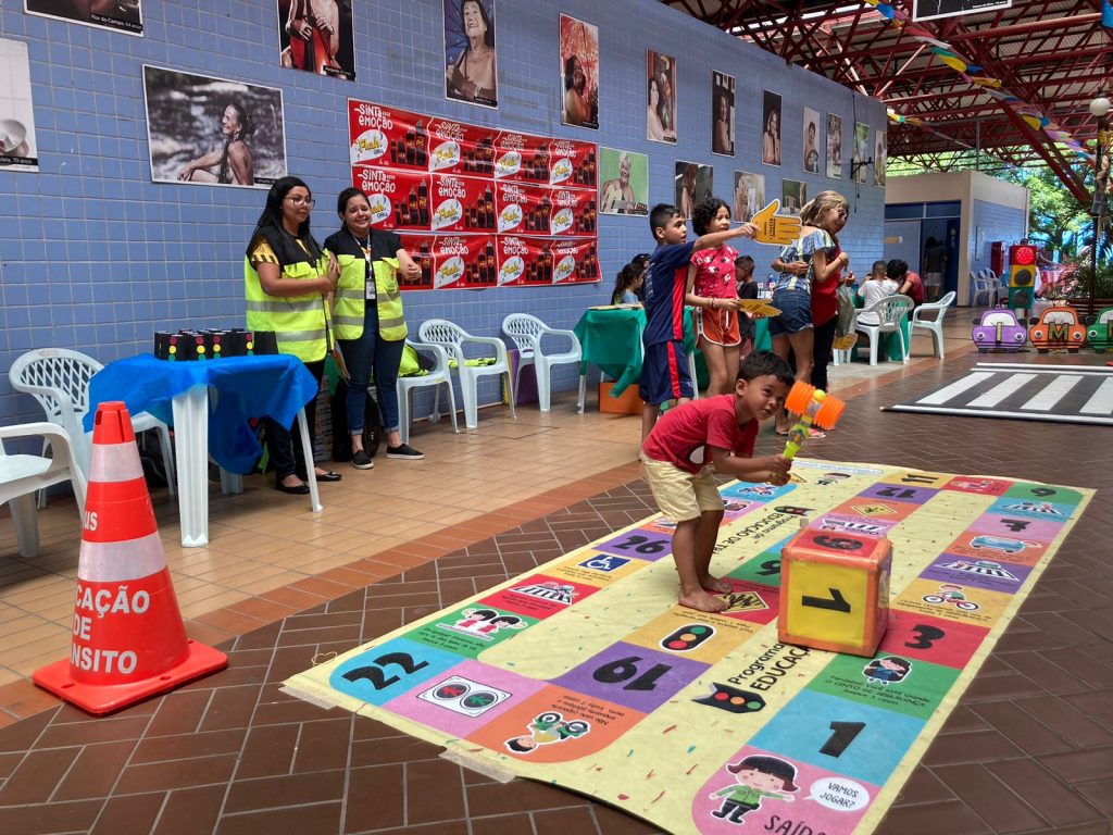 IMMU com jogos de educação no trânsito - Foto: Andrezza Souza/ GNC
