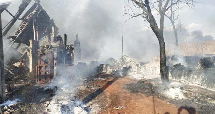 Não houve vítima em incêndio