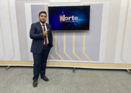 O jornal Norte Notícias é apresentado por Jhonatas Souza – Reprodução/Grupo Norte RR