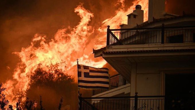Incêndios na Grécia são os maiores da história da UE